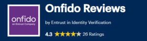 Onfido rating By Gartner