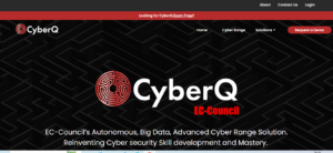 CyberQ login page