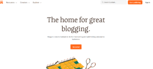 how to start a blog without a website